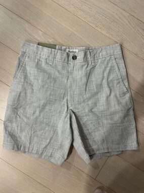 Goodfellow & Co Light Gray Flat-Front Men's Shorts